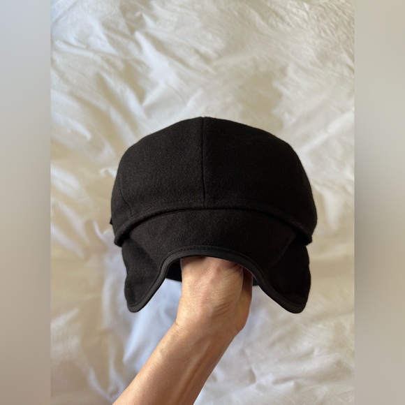 Wigens | SZ 58 (Approximately 23”) Ivy Cap Black Wool Flat Cap Hat Estonia NWT - Picture 3 of 16